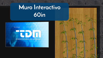 muro interactivo 60"