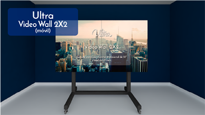 ultra video wall 2x2 móvil